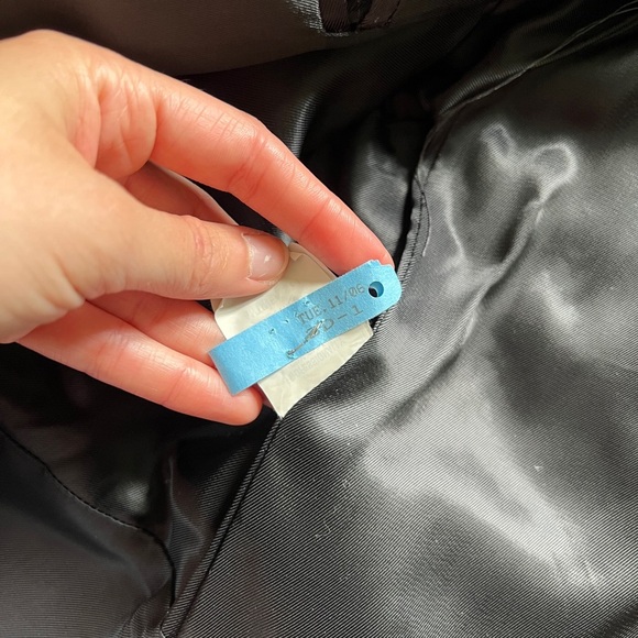 Vintage Emporio Armani Long Wool Trench Overcoat Made in Italy Womens 44 / L/XL - Picture 13 of 16